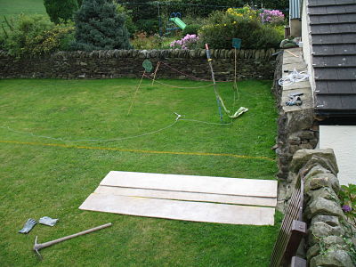 Before garden makeover