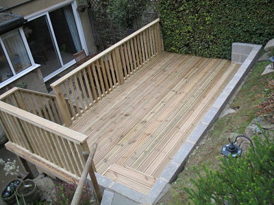 Raised decking